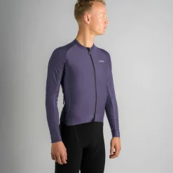 Gripgrab Men's Pacr Long Sleeve Jersey Purple