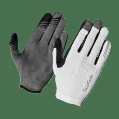 Gripgrab Pacr Insidegrip™ Full Finger Summer Gloves White