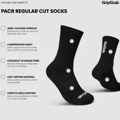 Gripgrab PACR Regular Cut Socks Black