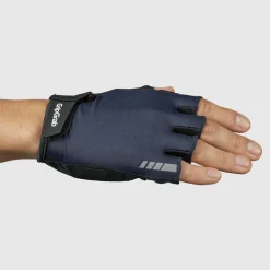 Gripgrab ProRide RC Max Padded Short Finger Summer Gloves Navy Blue