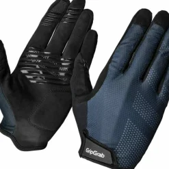 Gripgrab Ride Lite Padded Full Finger Summer Gloves Navy Blue
