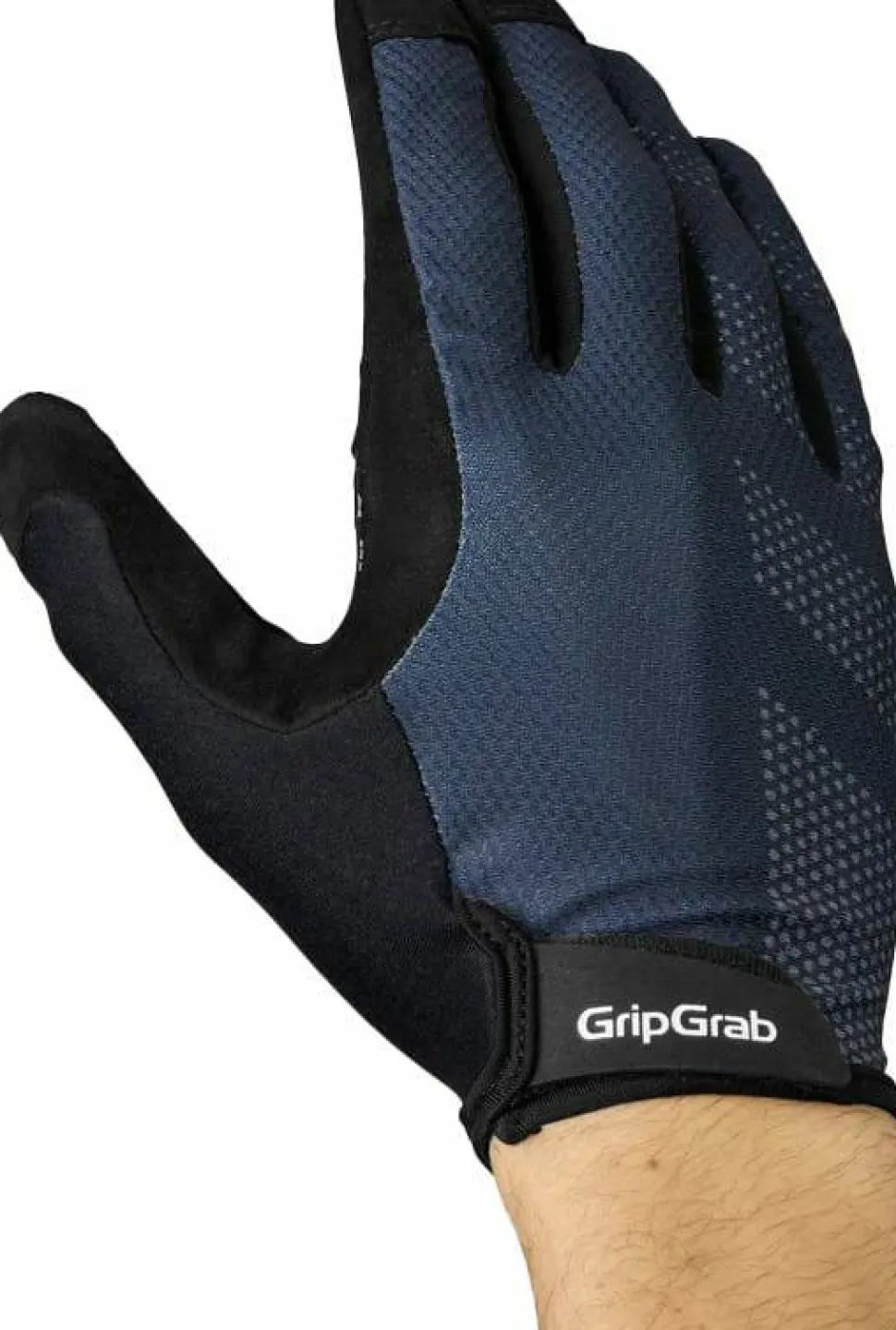 Gripgrab Ride Lite Padded Full Finger Summer Gloves Navy Blue