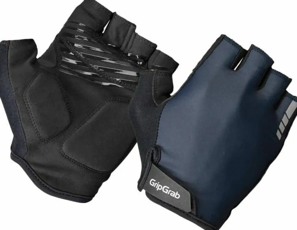 Gripgrab Ride Padded Short Finger Summer Gloves Navy Blue
