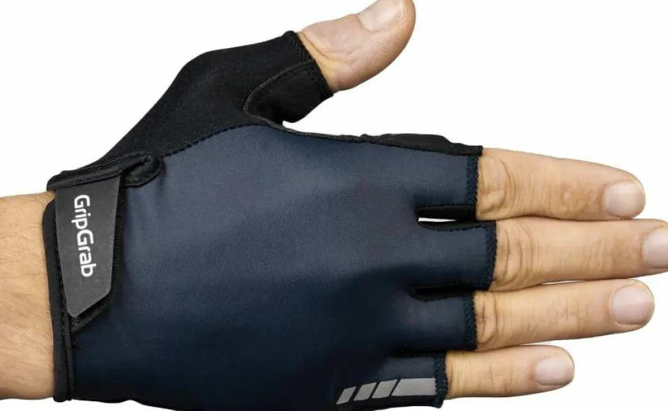 Gripgrab Ride Padded Short Finger Summer Gloves Navy Blue