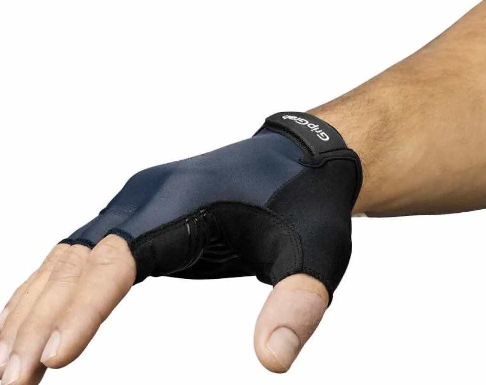 Gripgrab Ride Padded Short Finger Summer Gloves Navy Blue