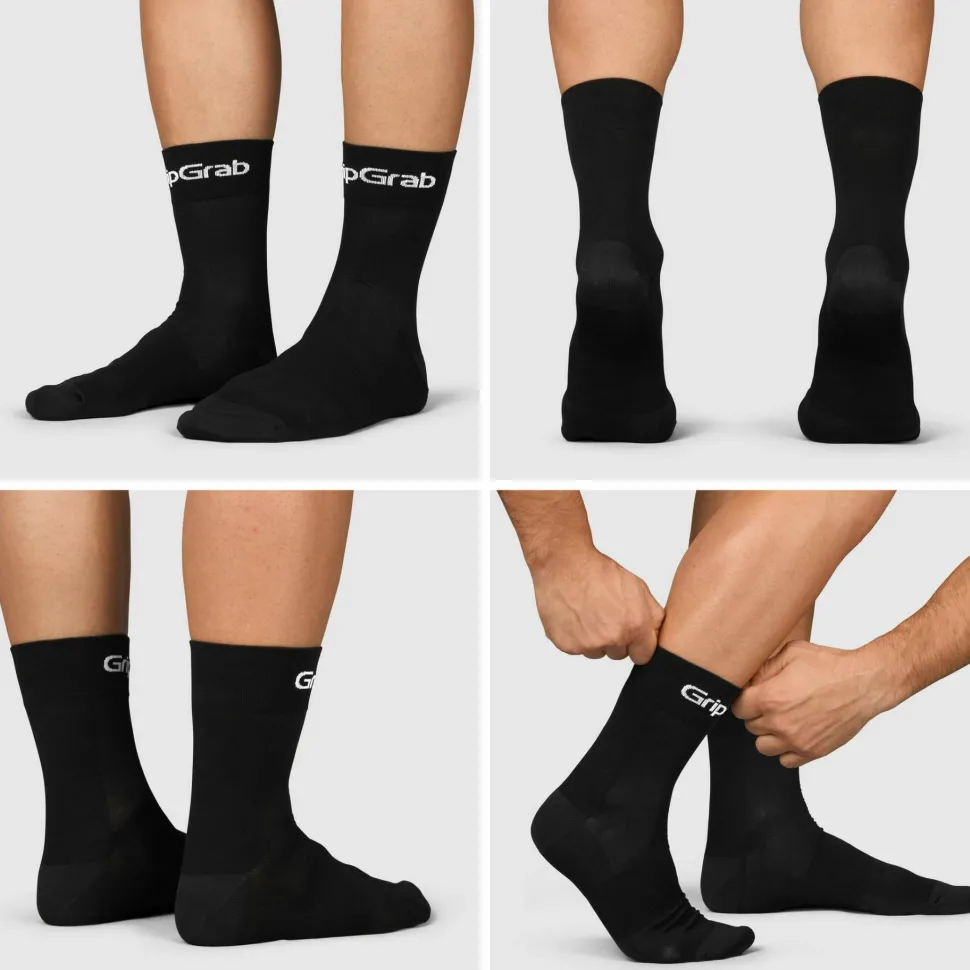 Gripgrab RIDE Regular Cut Socks 3-Pack Black