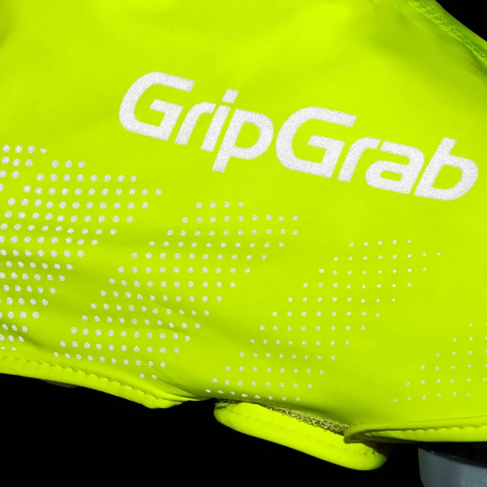 Gripgrab Ride Waterproof Hi-Vis Shoe Cover Yellow Hi-Vis
