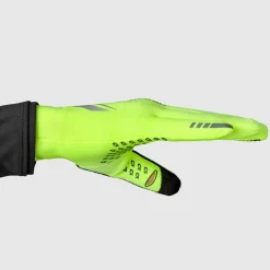 Gripgrab Running Expert Hi-Vis Touchscreen Winter Gloves Yellow Hi-Vis