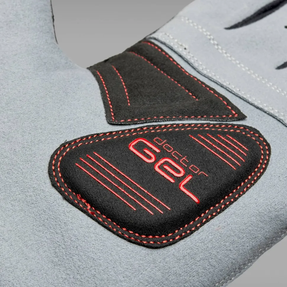 Gripgrab Shark Padded Full Finger Glove White
