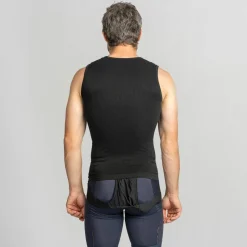 Gripgrab Unisex PACR Spring-Autumn Seamless Sleeveless Base Layer Black