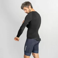 Gripgrab Unisex PACR Spring-Autumn Seamless Long Sleeve Base Layer Black