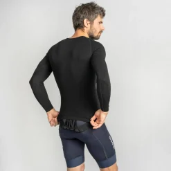 Gripgrab Unisex PACR Spring-Autumn Seamless Long Sleeve Base Layer Black
