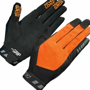 Gripgrab Vertical InsideGrip™ Full Finger Glove Orange Hi-vis