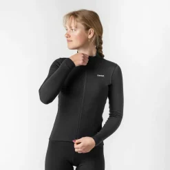 Gripgrab Women's GripGrab EXPLR Merinotech Thermal Long Sleeve Jersey Black