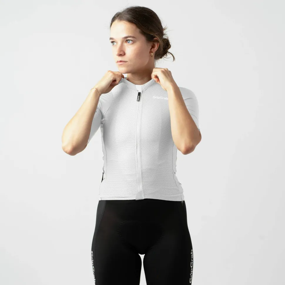 Gripgrab Women's GripGrab PACR Lightweight Short Sleeve Jersey White