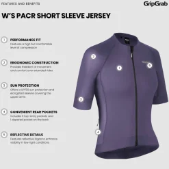Gripgrab Women's GripGrab PACR Short Sleeve Jersey Purple