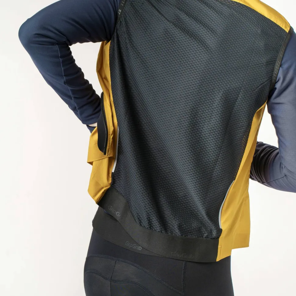 Gripgrab Women's GripGrab PACR Windproof Lightweight Vest Mustard Yellow