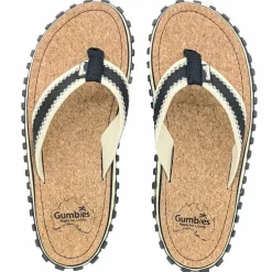 Gumbies Unisex Corker Flipflop Black