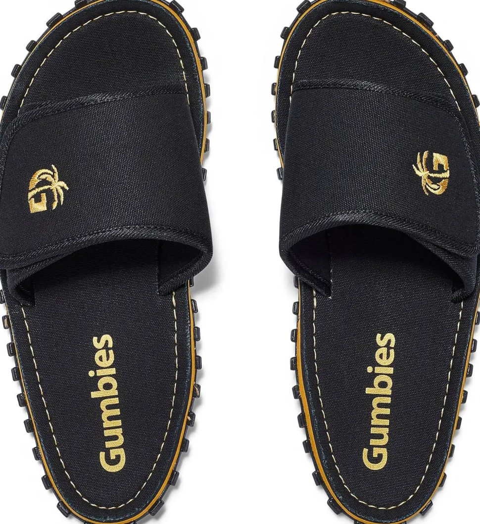 Gumbies Unisex Strider Slides Black