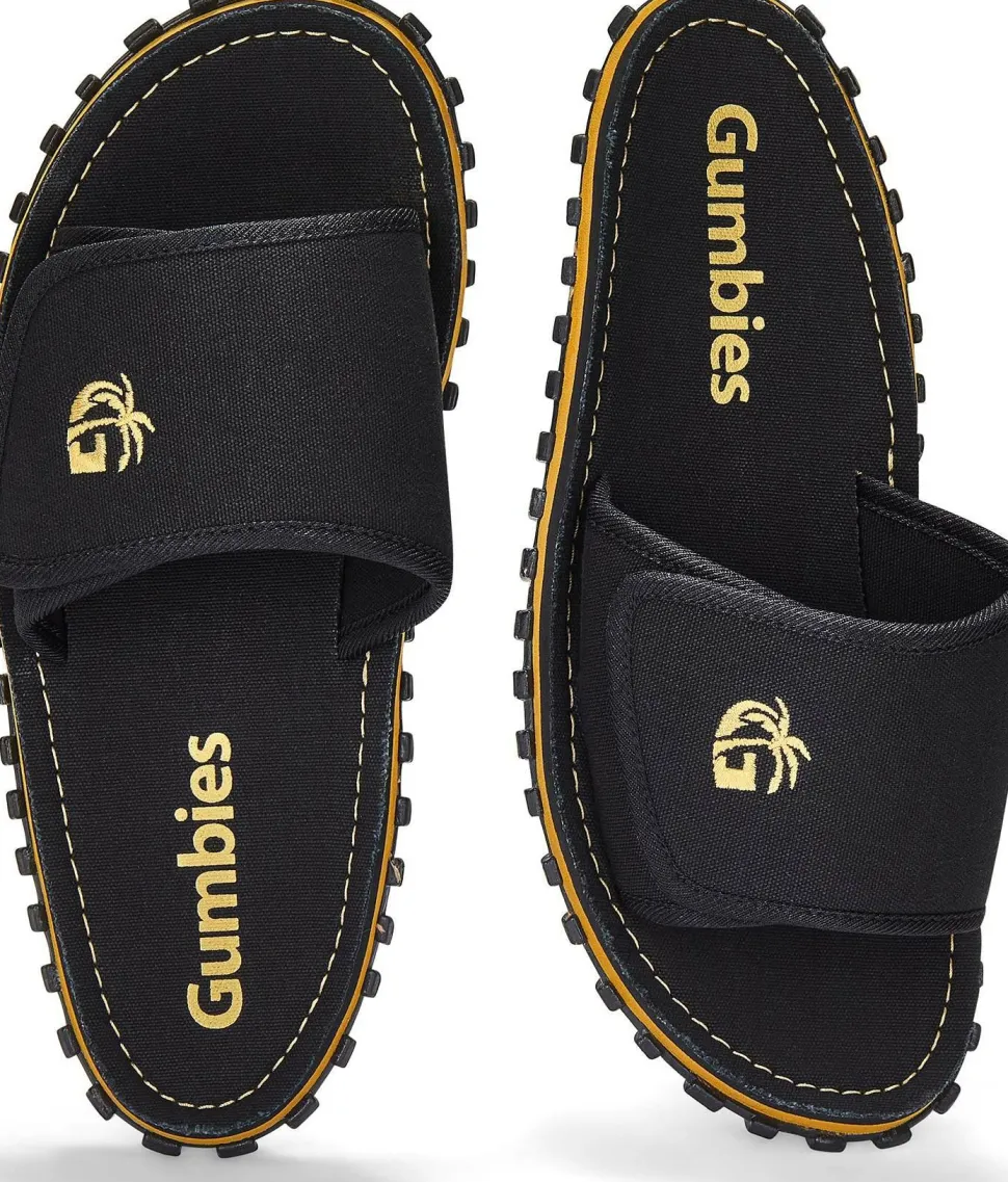 Gumbies Unisex Strider Slides Black