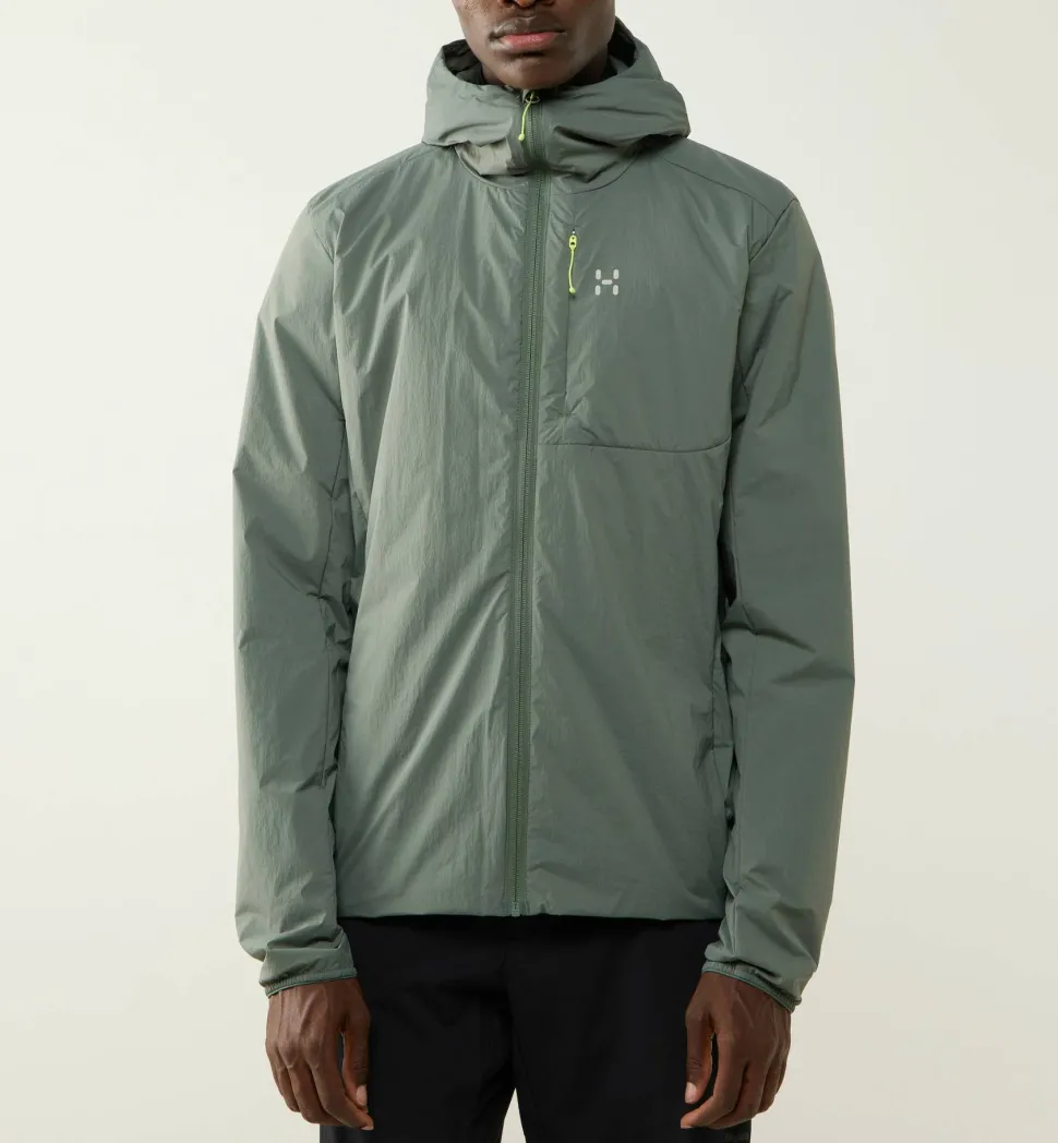 Haglöfs Men's L.I.M Mimic Barrier Hood Chlorophyll Green