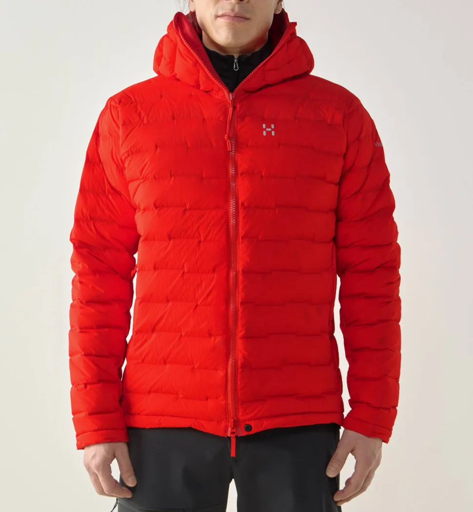 Haglöfs Men's Spitz Down Hood Tech Red
