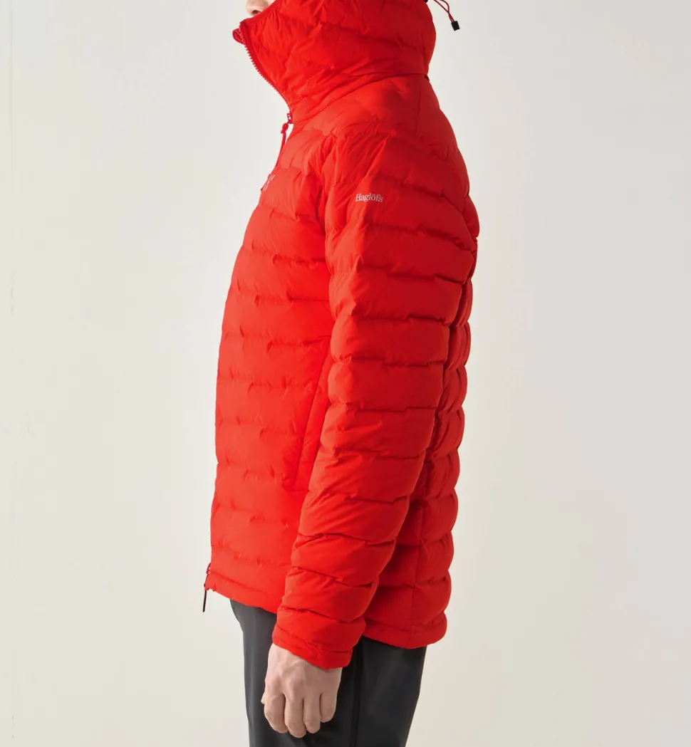 Haglöfs Men's Spitz Down Hood Tech Red