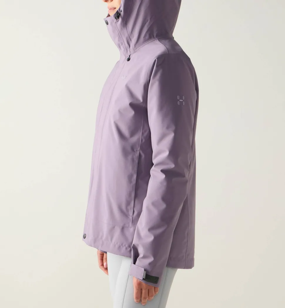 Haglöfs Women's Breeze Proof Jacket Purple Fog