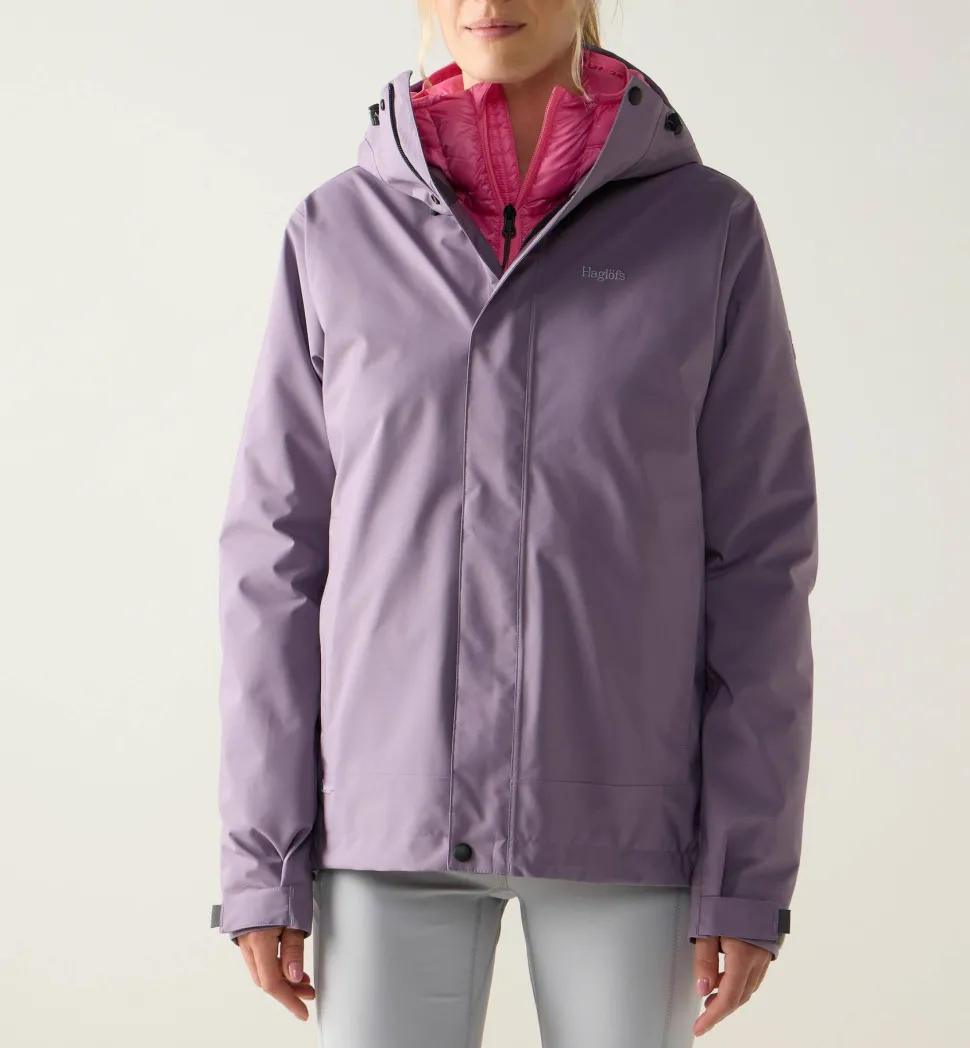 Haglöfs Women's Breeze Proof Jacket Purple Fog