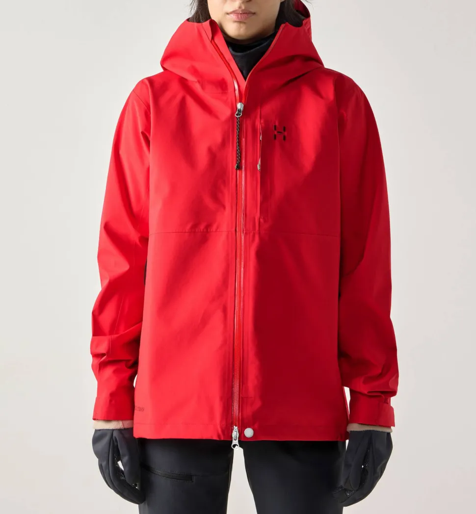 Haglöfs Women's Front Proof II Jacket Bright Red