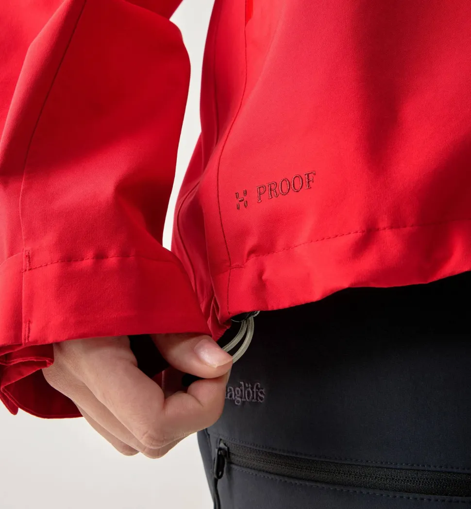 Haglöfs Women's Front Proof II Jacket Bright Red
