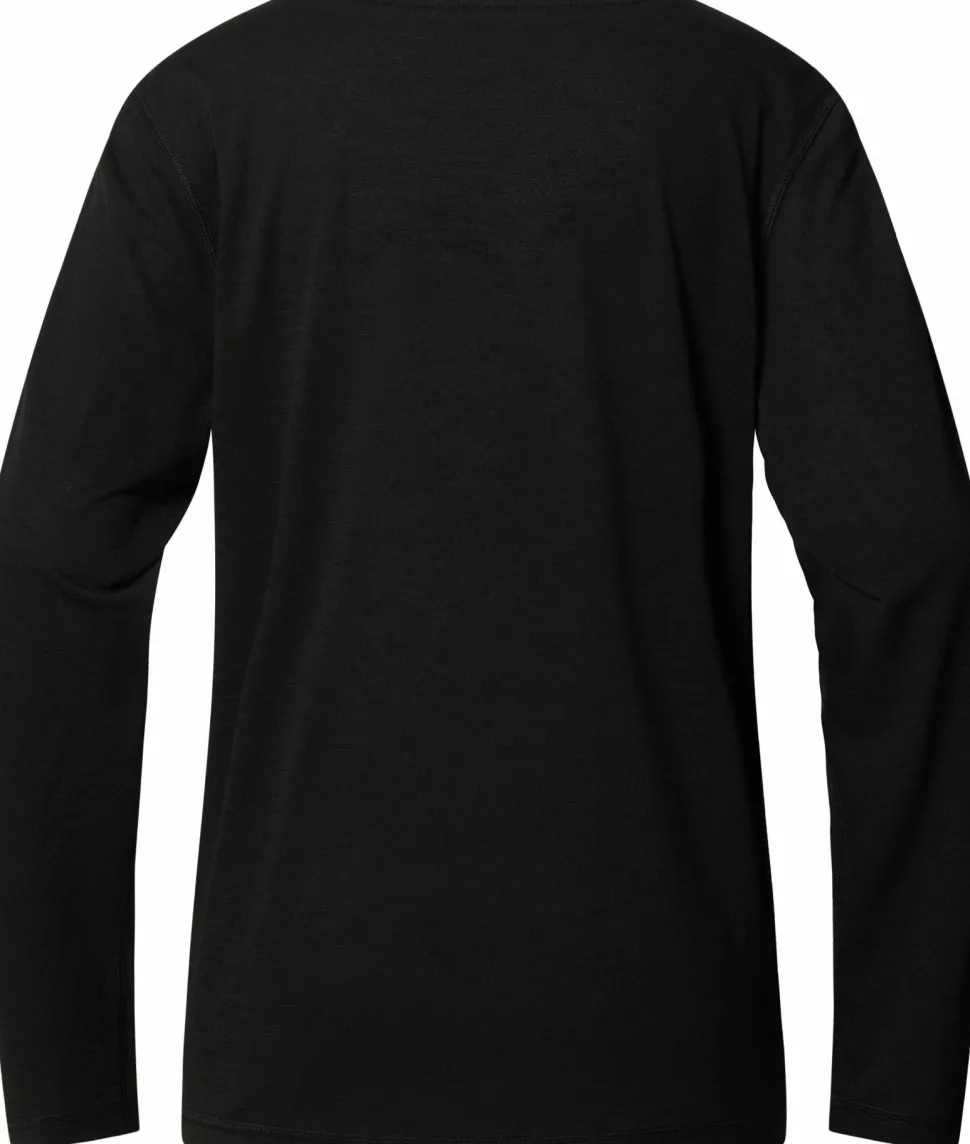 Haglöfs Women's Kaise Wool Long Sleeve Tee True Black