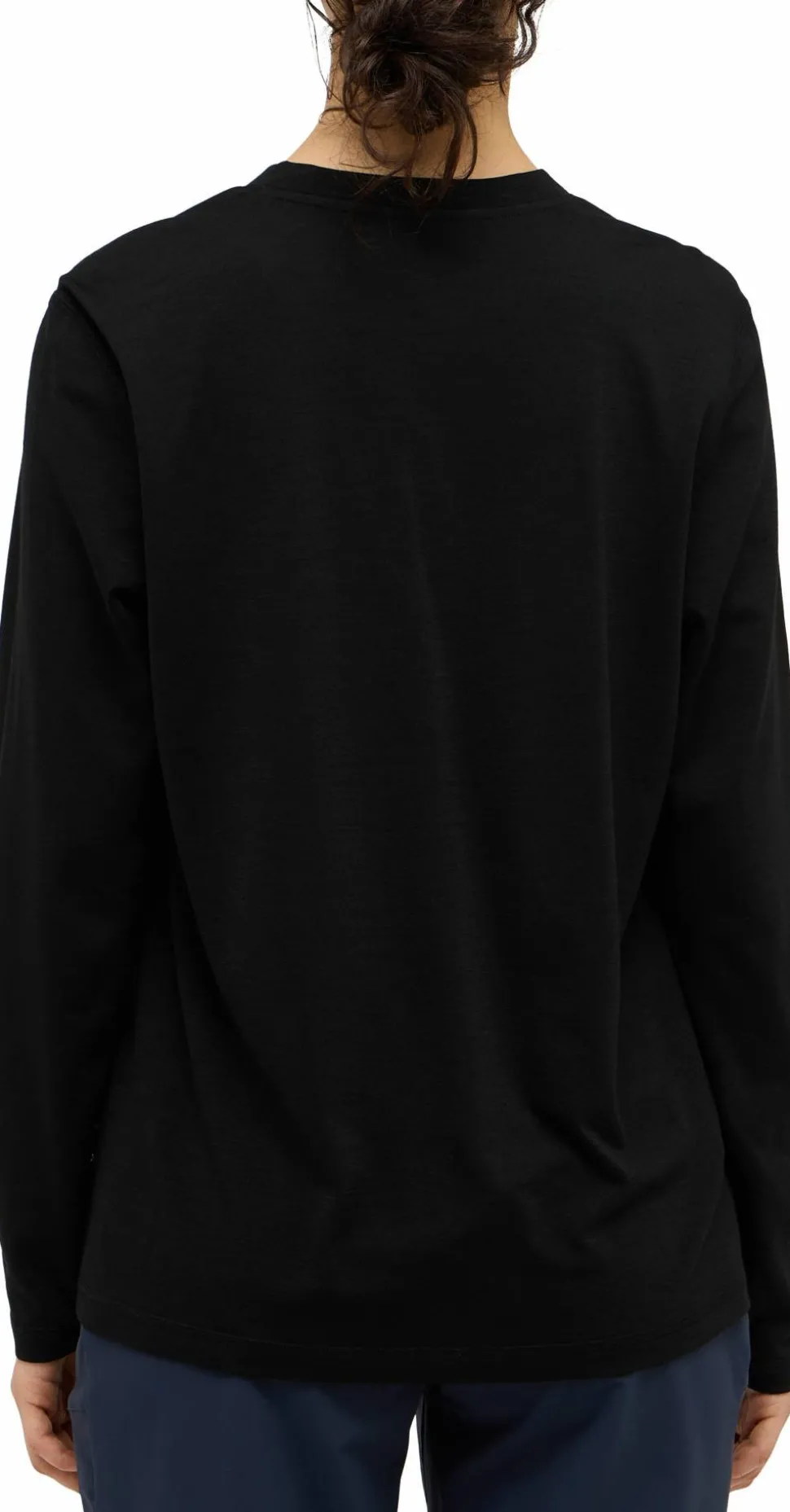 Haglöfs Women's Kaise Wool Long Sleeve Tee True Black