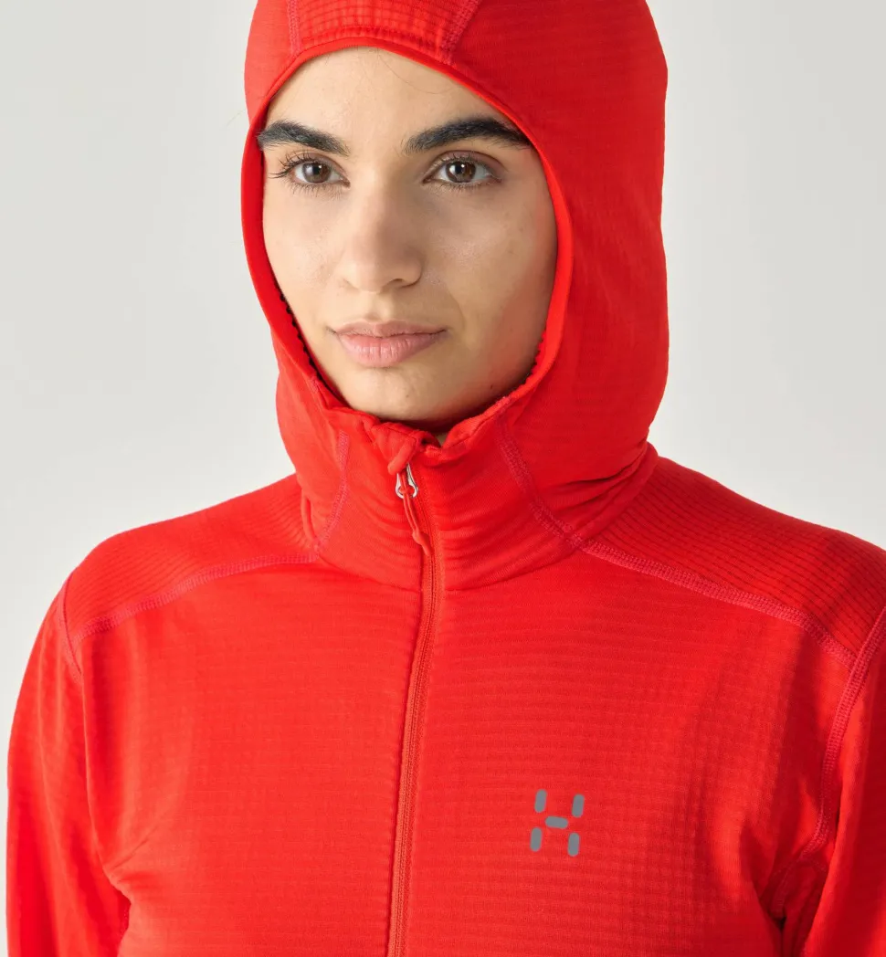 Haglöfs Women's L.I.M Mid Multi II Hood Tech Red