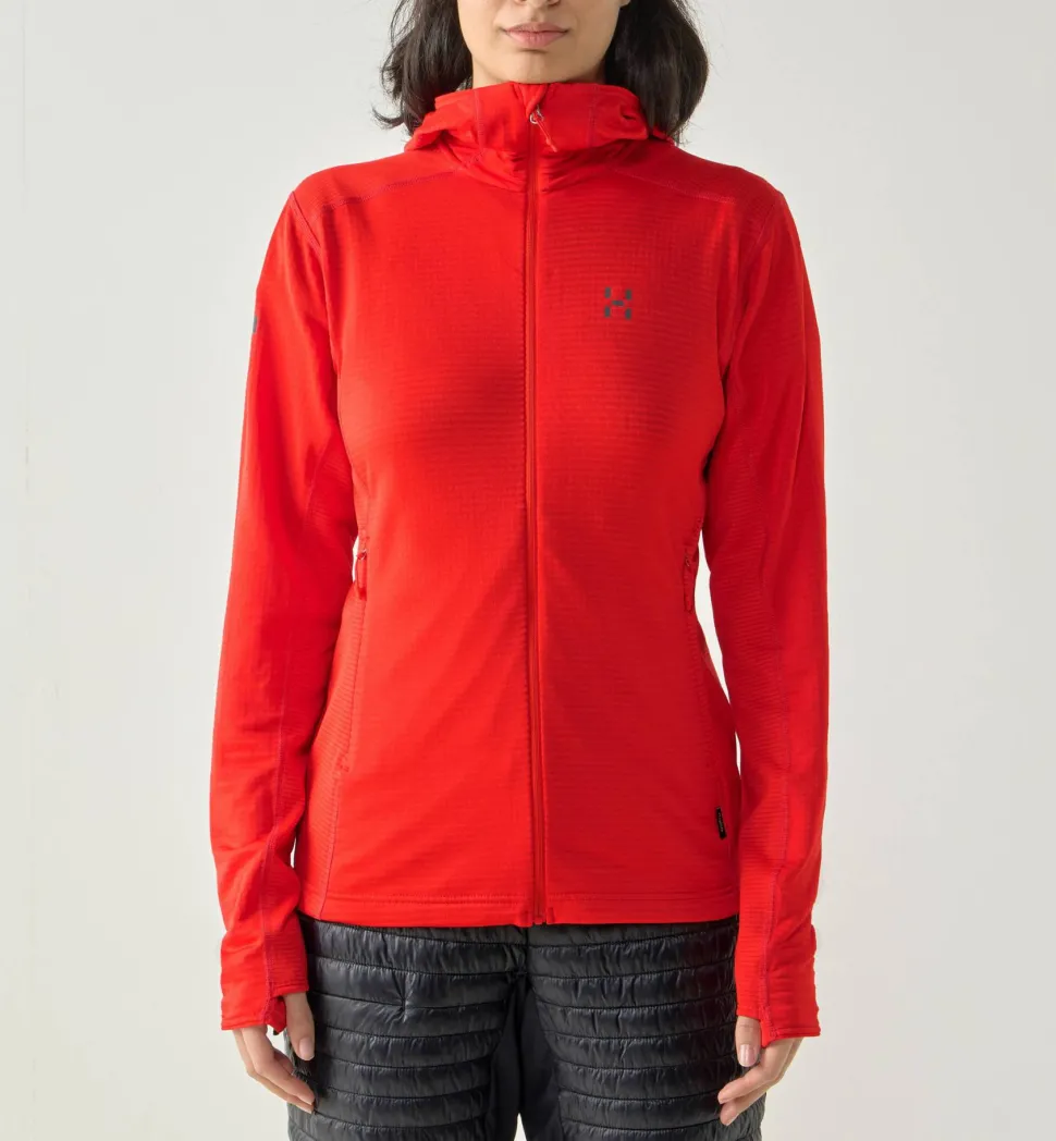 Haglöfs Women's L.I.M Mid Multi II Hood Tech Red