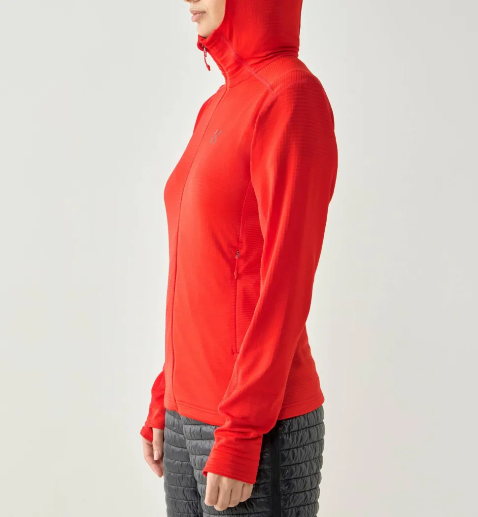Haglöfs Women's L.I.M Mid Multi II Hood Tech Red