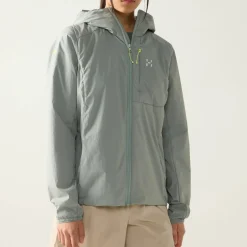 Haglöfs Women's L.I.M Mimic Barrier Hood Dew Green