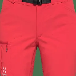 Haglöfs Women's Lizard Softshell Shorts Poppy Red