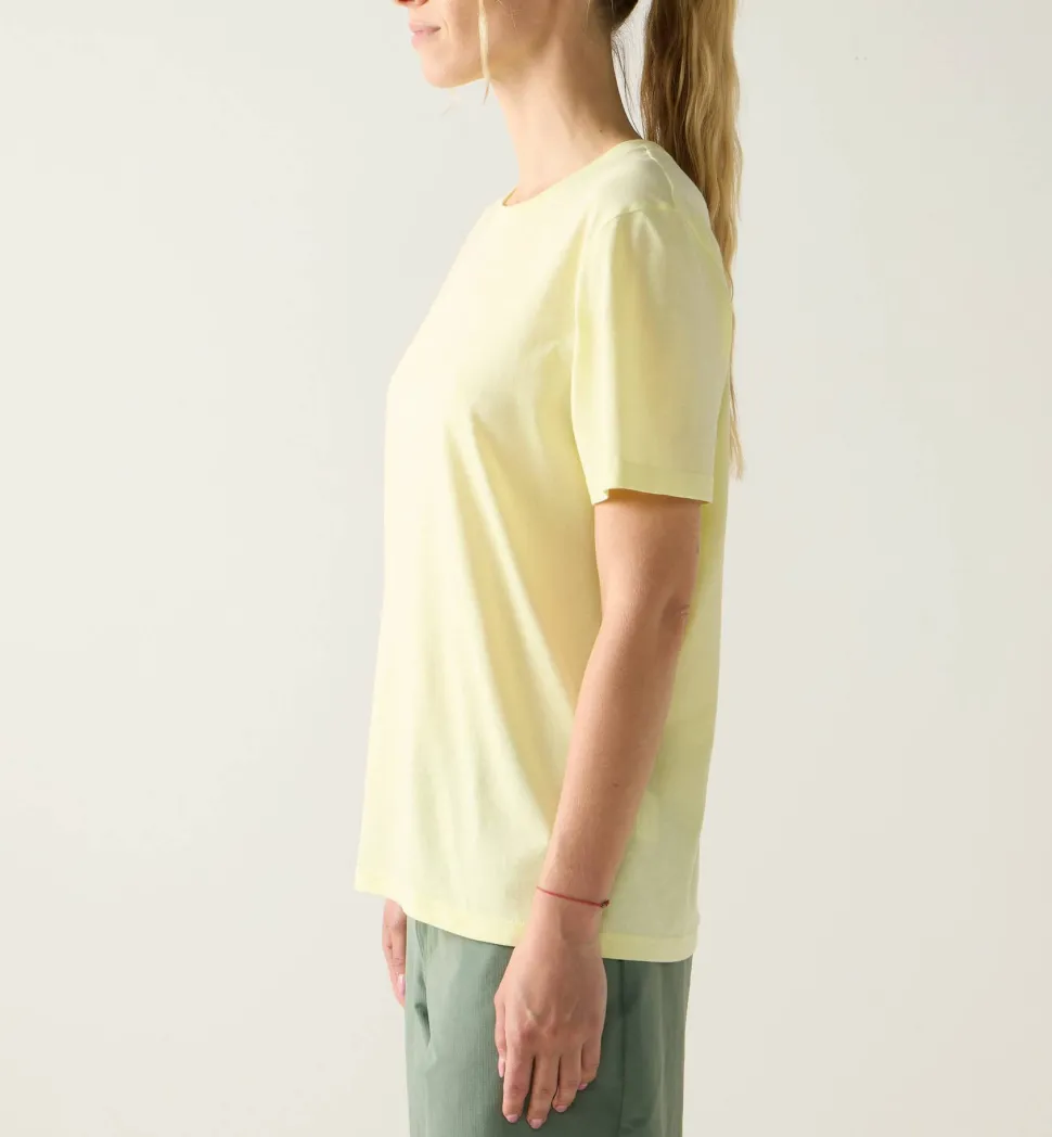 Haglöfs Women's Outsiders Tee Yellow Rise
