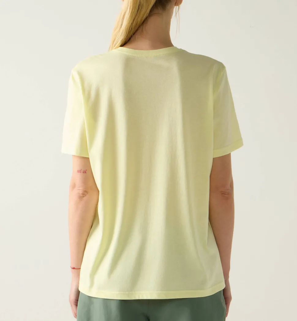Haglöfs Women's Outsiders Tee Yellow Rise
