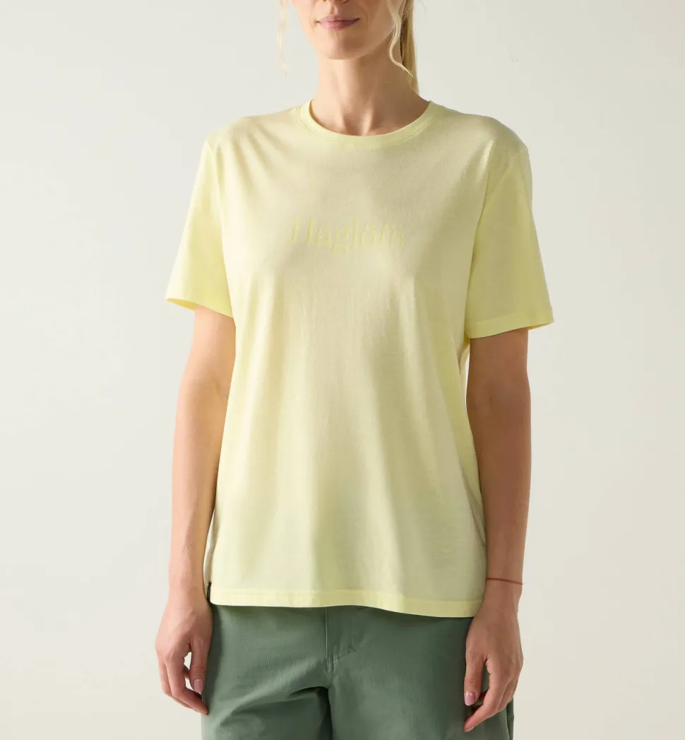 Haglöfs Women's Outsiders Tee Yellow Rise