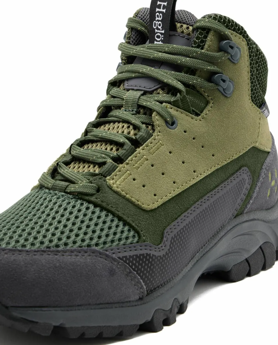 Haglöfs Women's Rosson Proof Mid Magnetite/olive Green