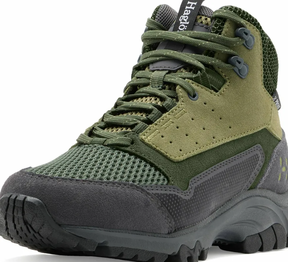Haglöfs Women's Rosson Proof Mid Magnetite/olive Green