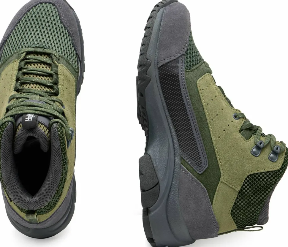Haglöfs Women's Rosson Proof Mid Magnetite/olive Green