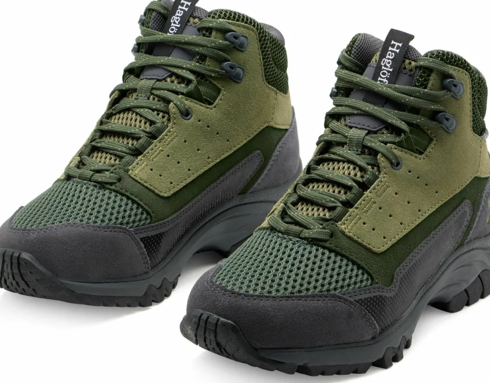 Haglöfs Women's Rosson Proof Mid Magnetite/olive Green