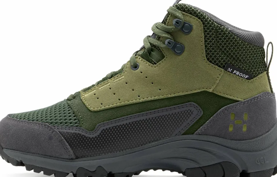 Haglöfs Women's Rosson Proof Mid Magnetite/olive Green