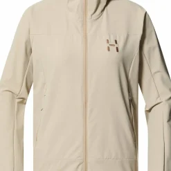 Haglöfs Women's Rosson Softshell Hood Chalk Beige