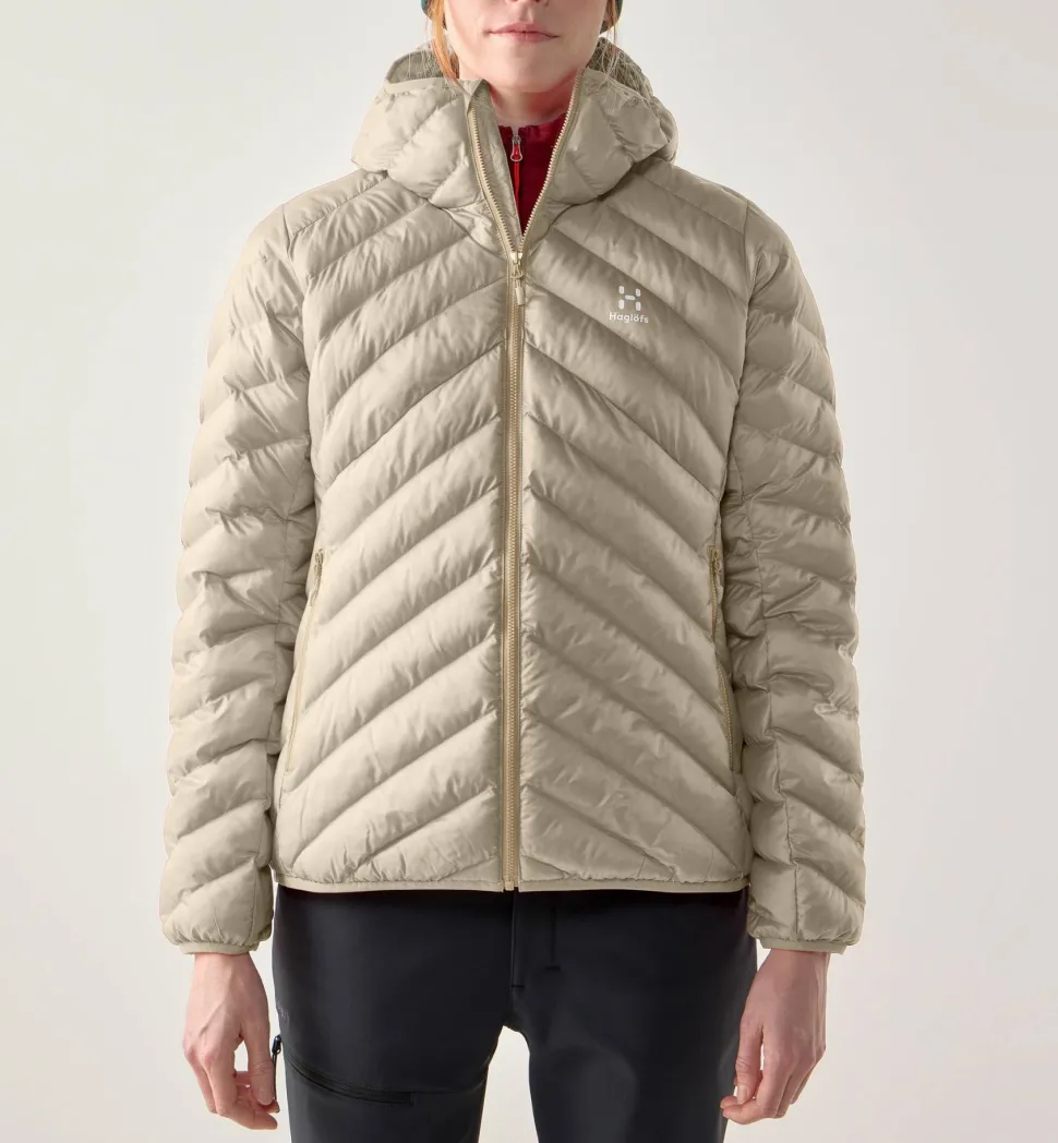 Haglöfs Women's Särna Mimic Hood Chalk Beige