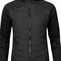 Halti Women's Streams Hybrid Knit Layer Jacket Black Melange