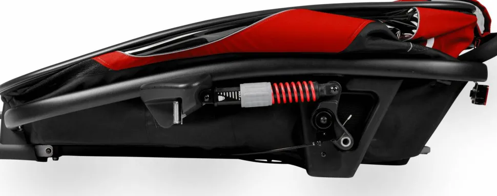 Hamax Outback (+ Bicycle Arm & Stroller Wheel) Red/Black